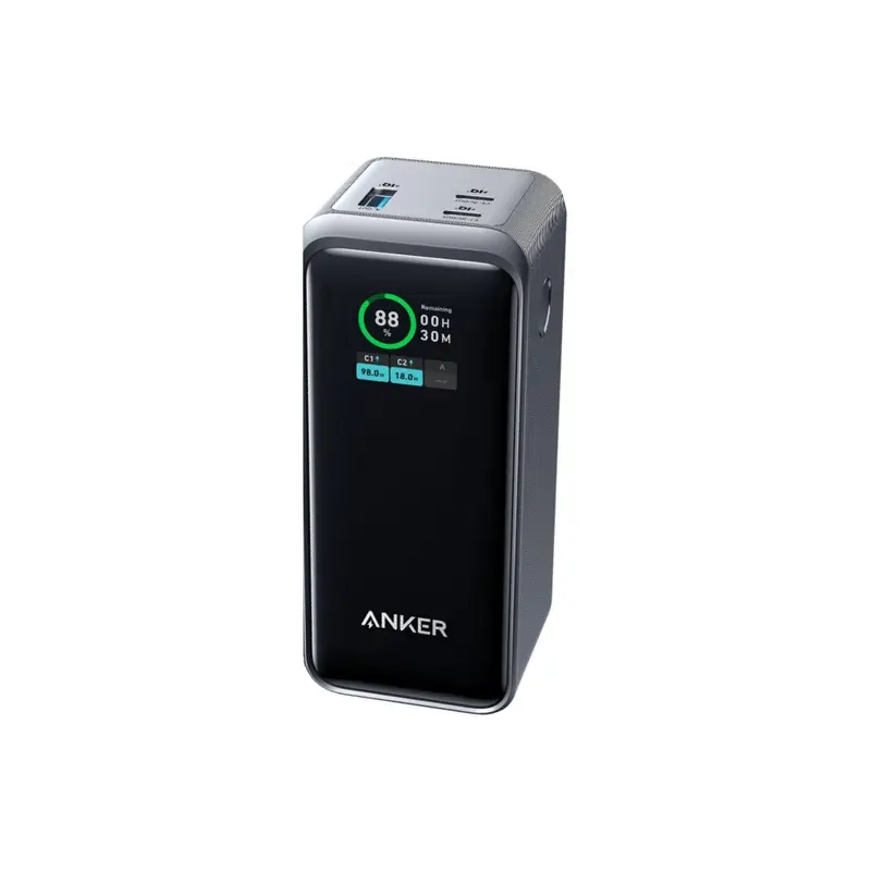 Anker Prime 20,000mAh Power Bank (200W Output, Smart Digital Display)