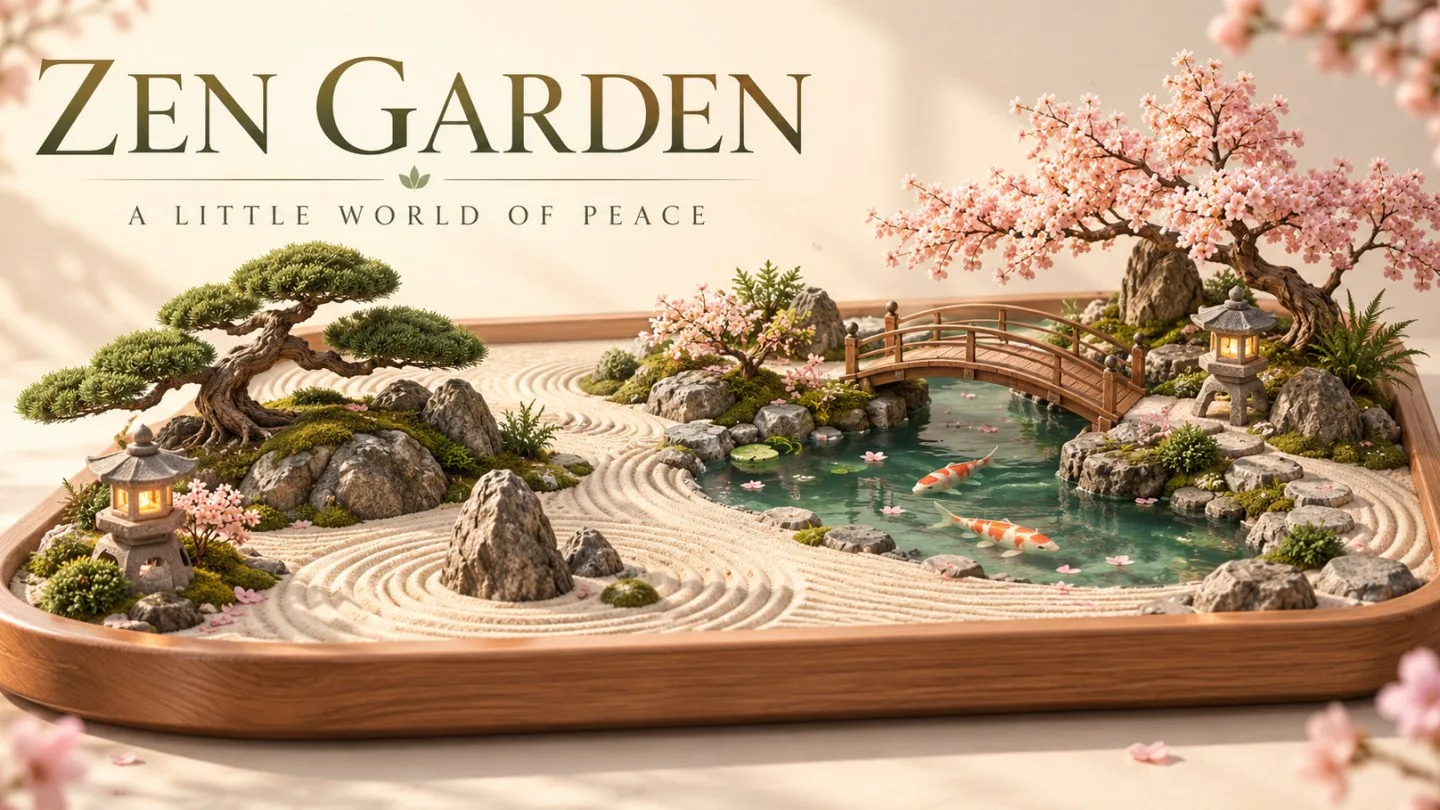 Zen Garden — A Little World of Peace cover