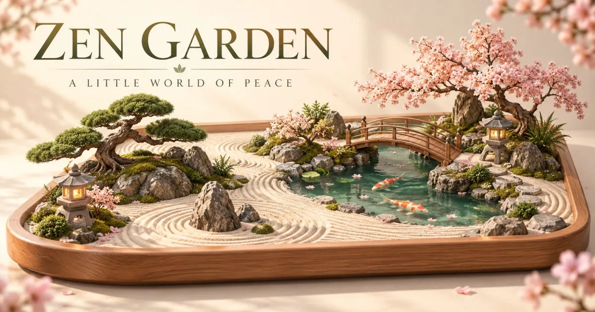 Zen Garden — A Little World of Peace cover